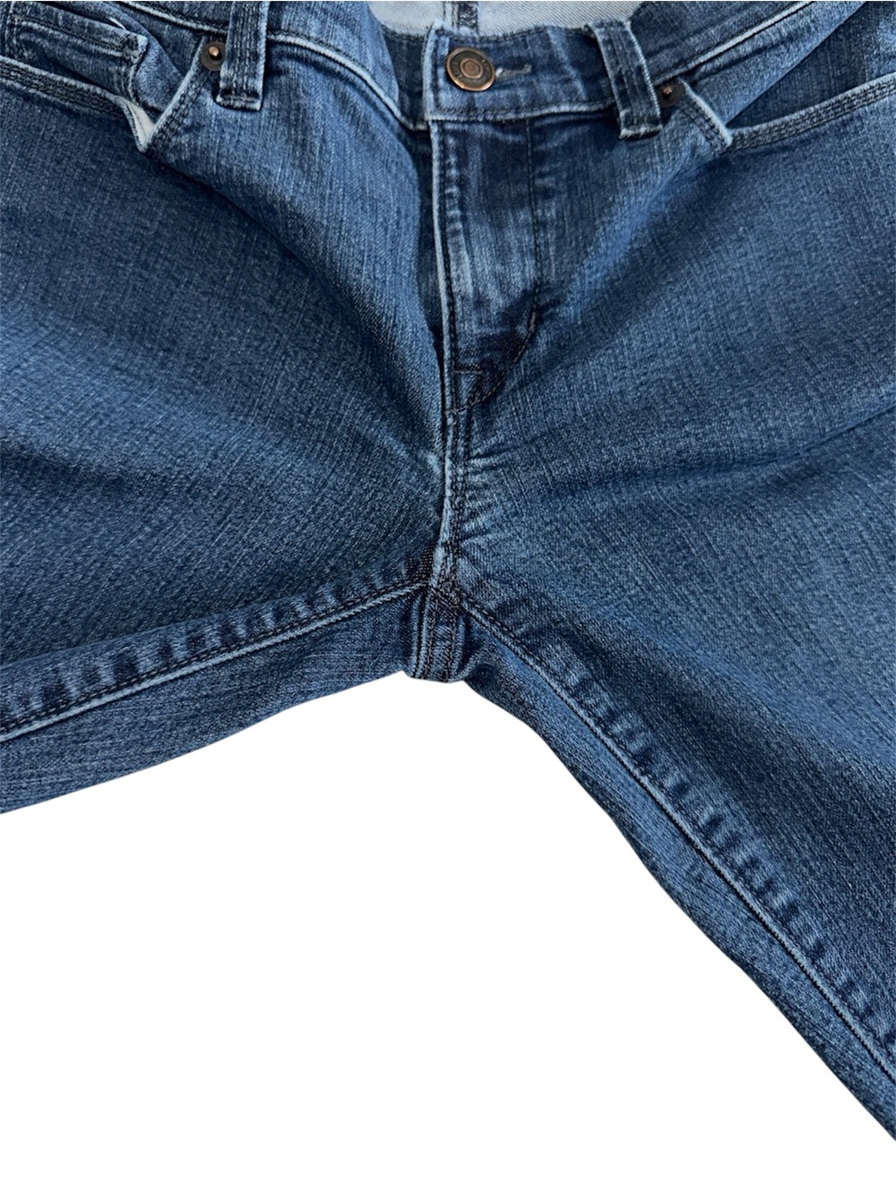 Ann Taylor Loft Women’s Dark Wash Denim Modern Skinny Jean Size 6 Petite - Picture 8 of 10